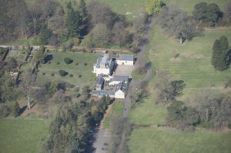 Oblique aerial view of Greenbank House, looking WNW.