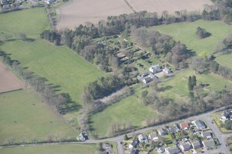 Oblique aerial view of Greenbank House, looking WSW.