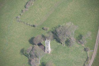 Oblique aerial view of Wallace's Monument, looking NE.