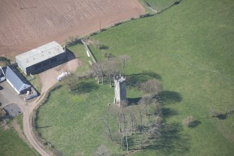 Oblique aerial view of Wallace's Monument, looking WSW.