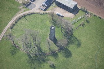 Oblique aerial view of Wallace's Monument, looking SSW.