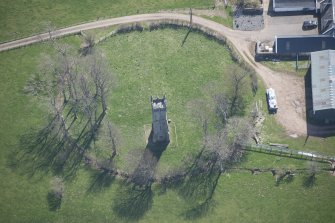 Oblique aerial view of Wallace's Monument, looking SSE.