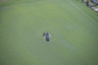 Oblique aerial view of Whiteside Dovecot, looking E.