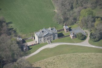 Oblique aerial view of Auchinleck House, looking WNW.
