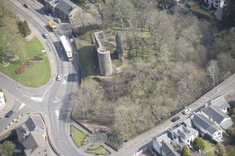 Oblique aerial view of Avondale Castle, looking ESE.