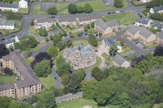 Oblique aerial view of Craigend Park House, looking NW.