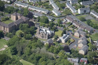 Oblique aerial view of Craigend Park House, looking WSW.