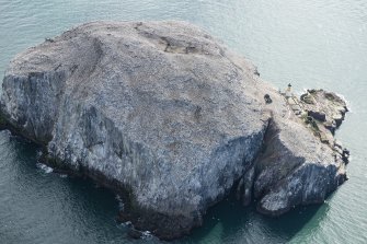 Oblique aerial view of the Bass Rock, looking SE.