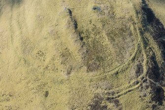 Oblique aerial view of the White Meldon, looking S.