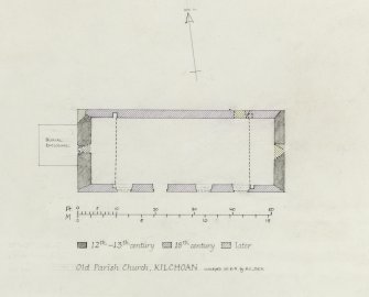 Survey drawing; phased ground floor plan
