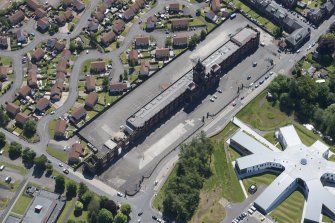 Oblique aerial view of the Argyll Motor Car Factory, looking SE.