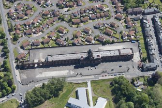 Oblique aerial view of the Argyll Motor Car Factory, looking E.