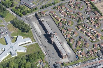 Oblique aerial view of the Argyll Motor Car Factory, looking NE.