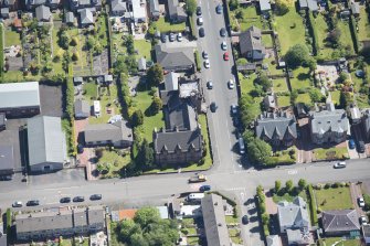 Oblique aerial view of the Ewing Gilmour Institute, looking ENE.