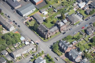 Oblique aerial view of the Ewing Gilmour Institute, looking NE.