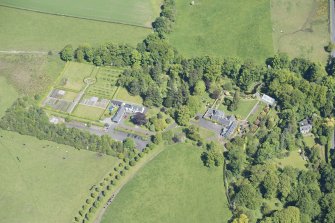 Oblique aerial view of Geilston House, looking NNE.