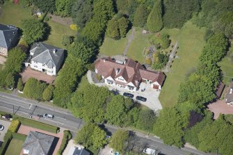 Oblique aerial view of 27 Boclair Road, looking WNW.
