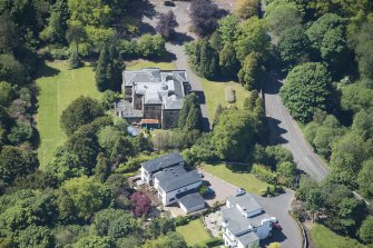 Oblique aerial view of Kilmardinny House, looking WSW.