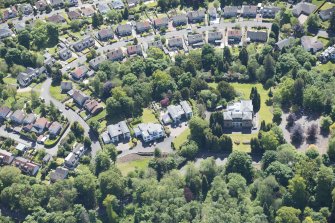 Oblique aerial view of Kilmardinny House, looking SSE.