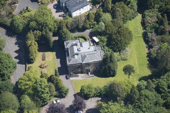 Oblique aerial view of Kilmardinny House, looking ENE.