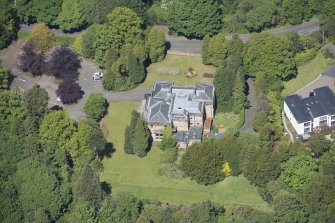 Oblique aerial view of Kilmardinny House, looking NNW.