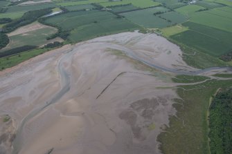 General oblique aerial view of Belhaven Bay, looking S.