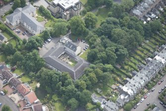 Oblique aerial view of Murrayfield House, looking ESE.