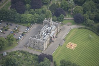 Oblique aerial view of the Dean Gallery, looking NE.
