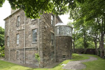 Eskbank House. View from South West.