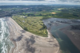 General oblique aerial view of The Old Course, looking SW.
