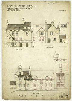 Elevations for New East wing.
Drawing No.227