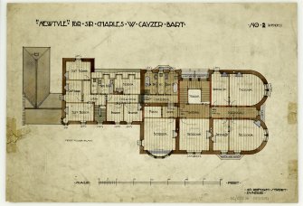 First Floor Plan  for 'Newtyle'
Drawing No2 (amended).