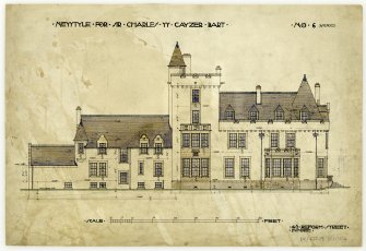 North Elevation  for 'Newtyle'
Drawing No6 (amended).