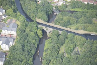 Oblique aerial view of the Kelvin Aqueduct, looking NW.