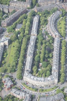 Oblique aerial view of Crown Circus, looking W.
