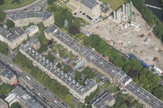 Oblique aerial view of Hamilton Drive and Buckingham Terrace, looking NNW.