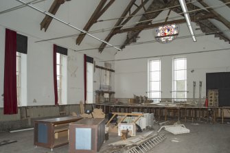 1st floor, main hall, view from south west