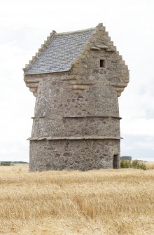 View from east.