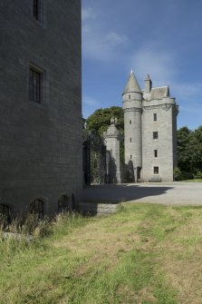 North tower from south.