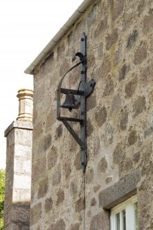 Detail of bell on west gable.