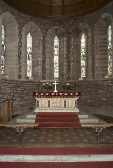 View of chancel from west.