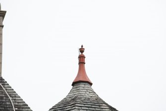 Detail of finial on the south east cupola.