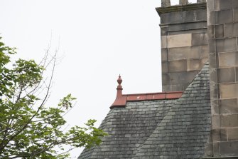 Detail of finial on the west elevation.