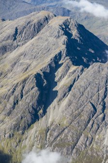 Oblique aerial view of Blabheinn, looking WSW.
