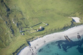 Oblique aerial view of Killegray House, looking WNW.