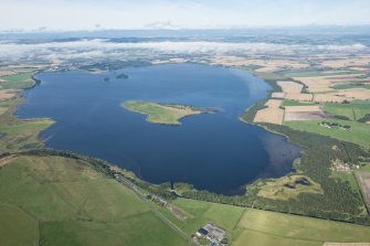 General oblique aerial view centred on Loch Leven, looking NW.