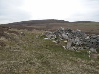 View of the NE end of the dwelling, looking E.