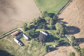 Oblique aerial view of Budgate House, looking WNW.