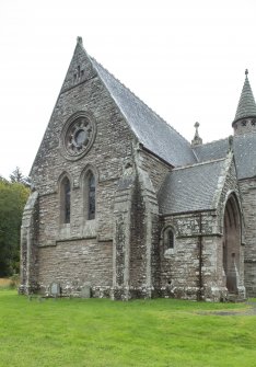 View from west.