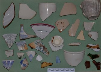 Ceramic finds, Duncansburgh MacIntosh Church, The Parade, Fort William